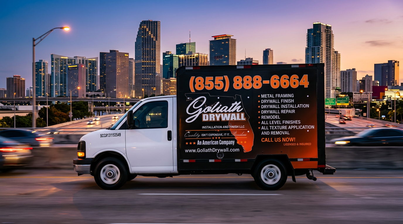 Goliath Drywall box truck — On The Move